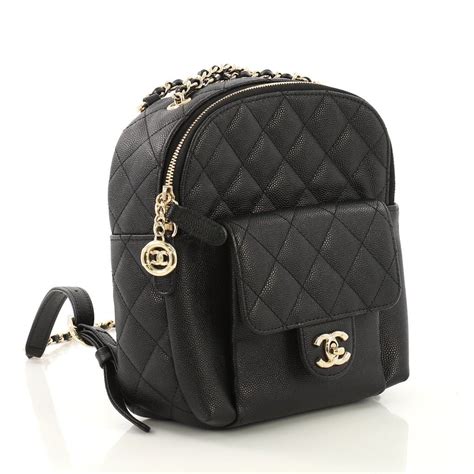 chanel black mini backpack|authentic Chanel backpack.